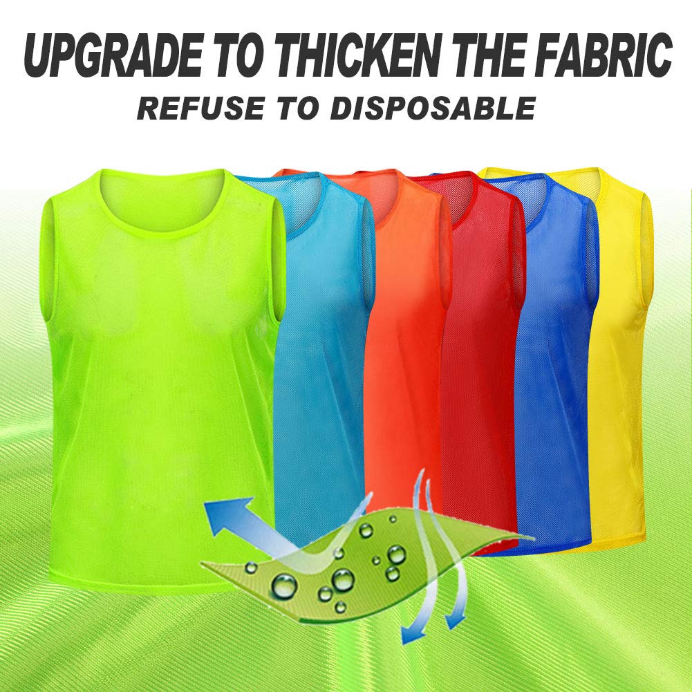 Antoyo Basketball Jersey，Pinnies Adult，Scrimmage Vests for Kids Soccer Training Equipment
