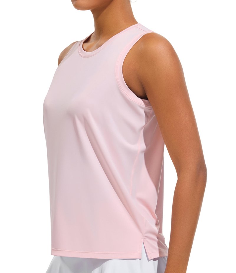 Workout Tops for Women Athletic Running Gym Tank Yoga Cool-Dry Sleeveless Loose Fit Shirts