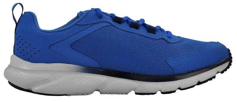 Under Armour Men's Charged Assert 9 Running Shoe, Victory Blue/Halo Grey, 8.5 M