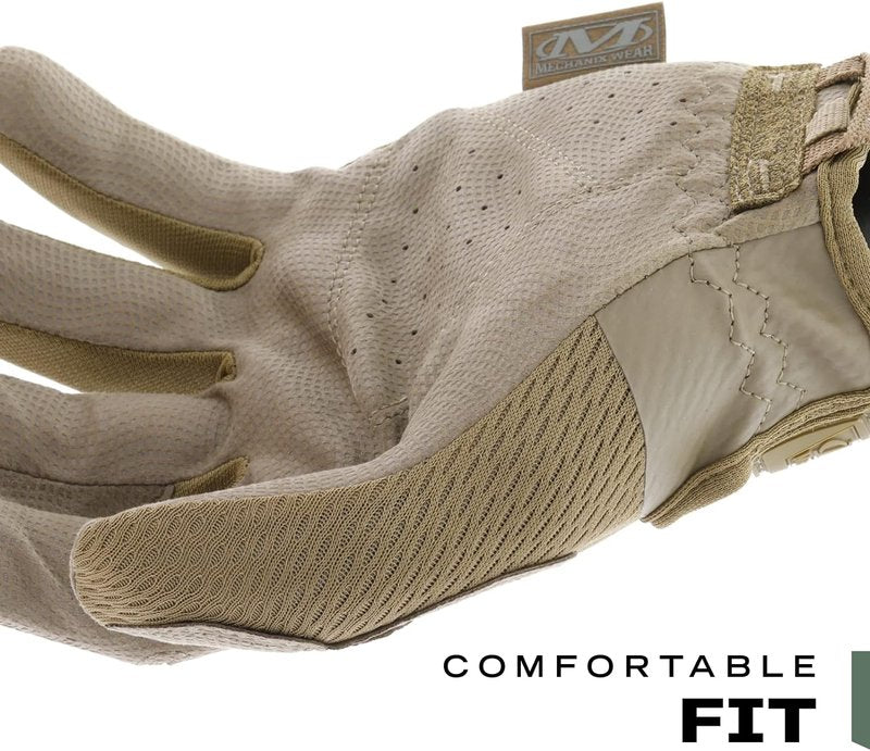Tactical Specialty 0.5mm High-Dexterity Work Gloves - Secure Fit for Airsoft, Paintball | Brown, Medium