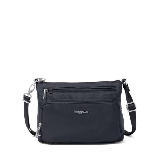 Securtex Anti-Theft Keepsake Crossbody - 9.8”x7”x1.9" Travel Safe Bag w/Locking Zippers, Slash-Resistant, RFID