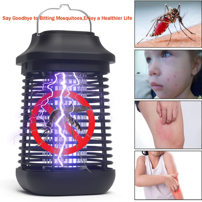 Bug Zapper for Outdoor and Indoor,3-Meter Power Cord with Switch Mosquito Zapper,Bug Zapper Outdoor for Home Backyard, Patio