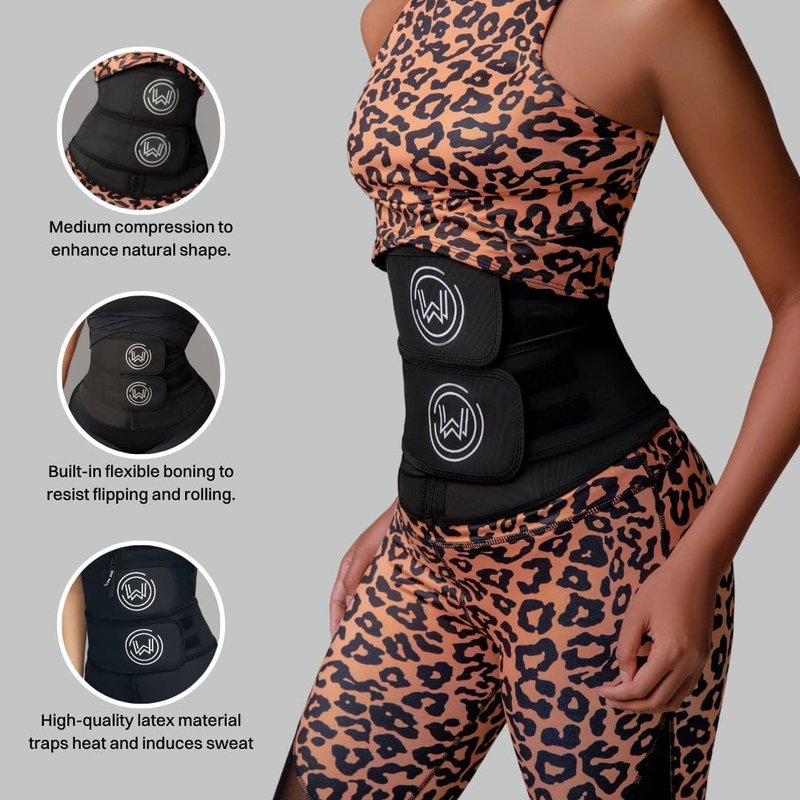 Vapor Define Band - Sweat Waist Trainer with ThermaTech Fabric | Stomach Wrap for Weight Loss & Workouts