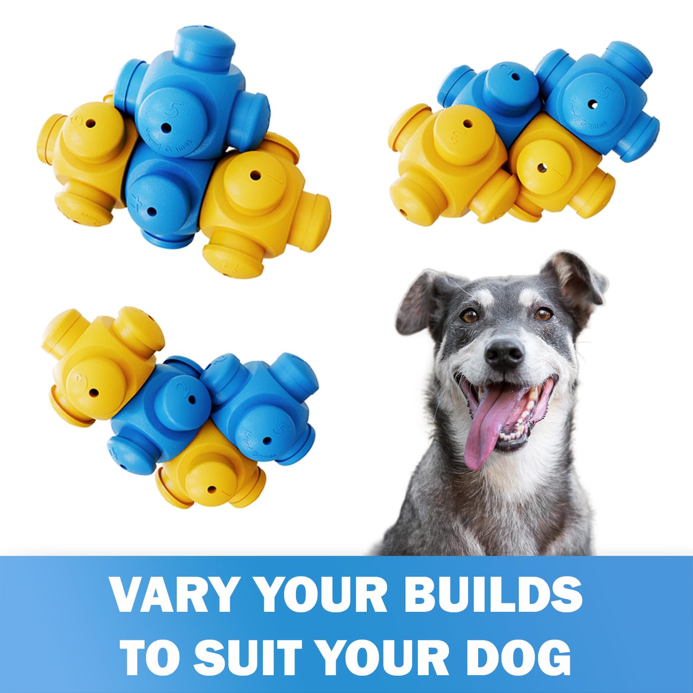 HOUNDGAMES Dog Puzzle Toys for Smart Dogs, Boredom Busters, Mentally Stimulating, Hard Puzzle, Toys to Keep Them Busy, Dog Games, Puppy Puzzle Toys
