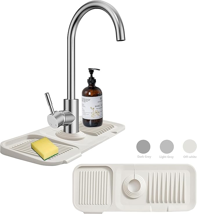 Kitchen Sink Splash Guard Sponge Holder