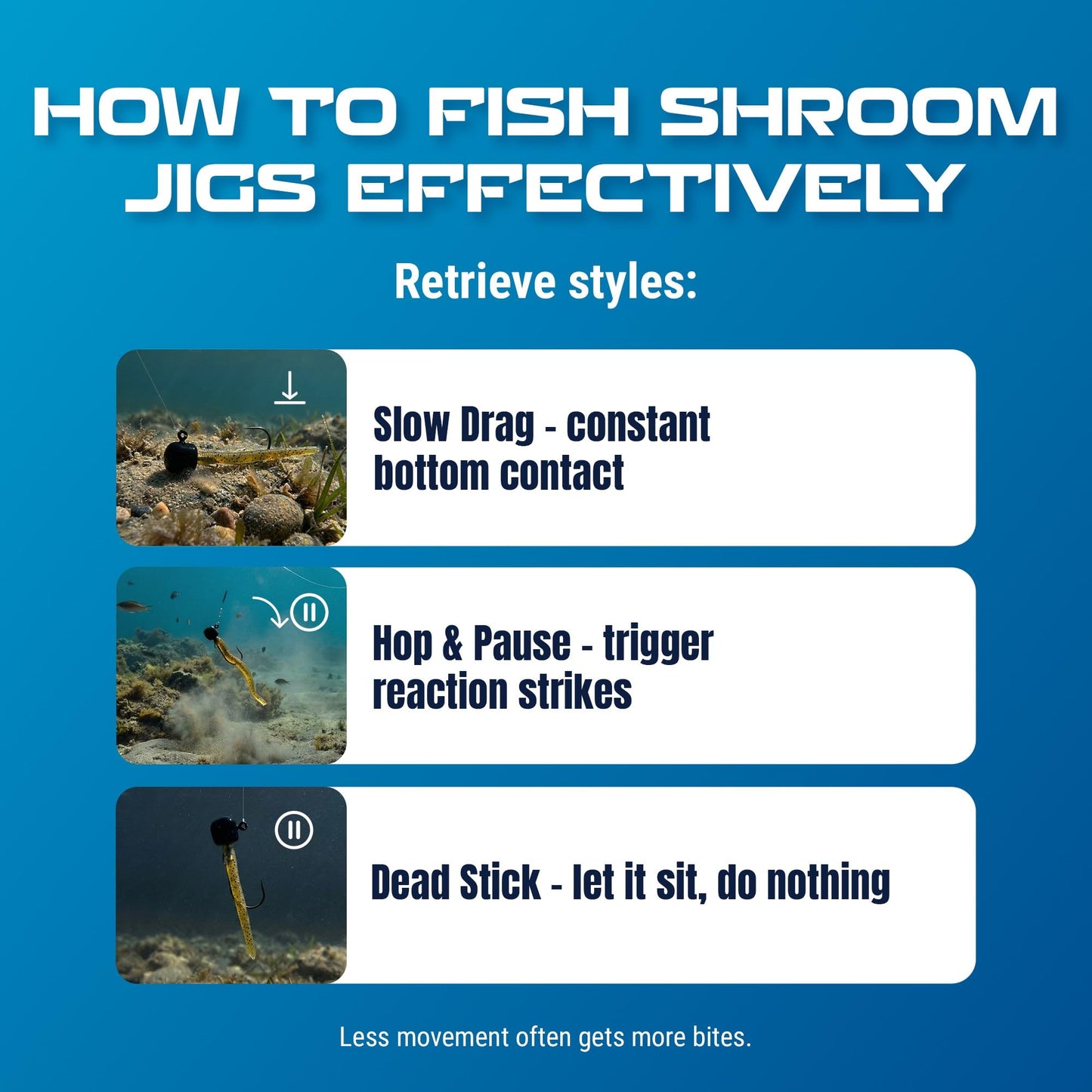 Reaction Tackle Mushroom JigHead 3/16oz - Green Pumpkin - EWG