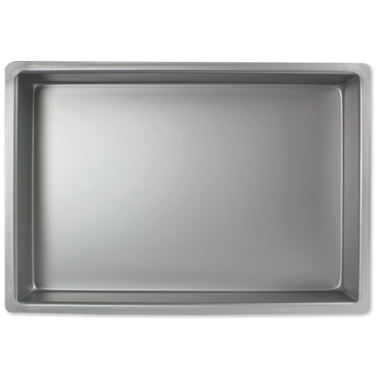 PME OBL09132 Carbon Steel Non-Stick 6 Large Cup Muffin Pan 9 x 13-inch, Aluminium, Silver