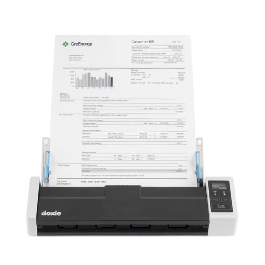 Doxie Q2 — Wireless Rechargeable Document Scanner with Automatic Document Feeder (ADF)