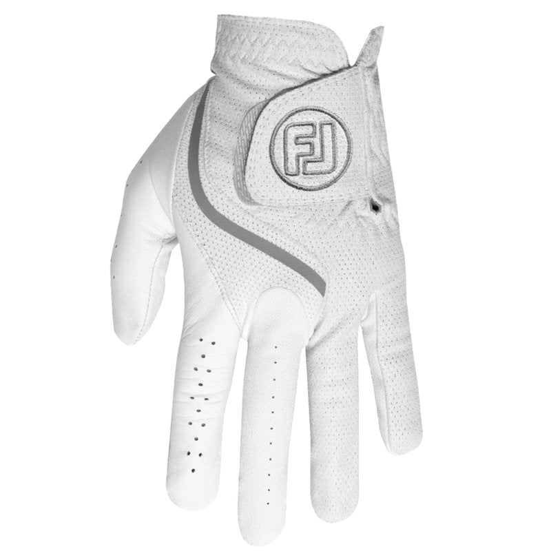FootJoy Men's SciFLEX Golf Glove, White, X-Large, Worn on Left Hand