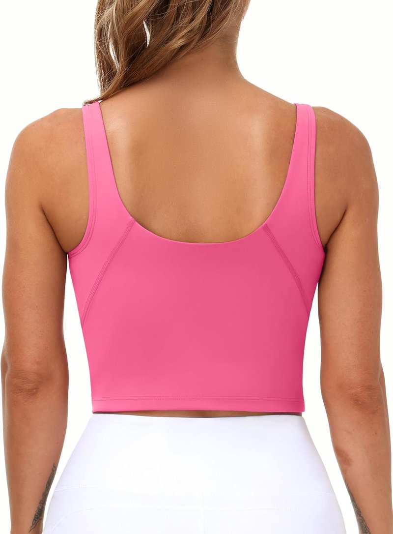 Womens' Longline Sports Bra - Wirefree & Padded for Medium Support | Comfortable Fit
