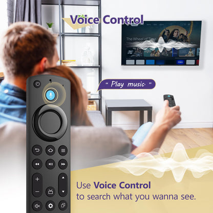Replacement Voice Remote for All Series,Stick 4K/4k Max(1st/2nd Gen),Stick(2nd/3rd Gen)/Lite/HD,TV Cube,for Omni,Insignia,Pioneer Smart TVs