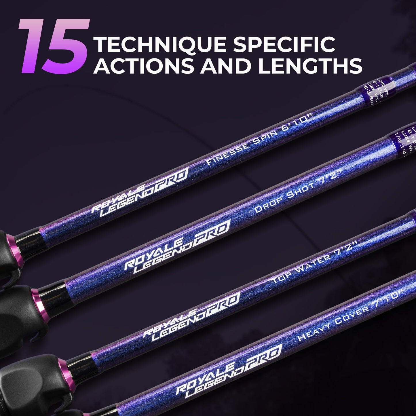 KastKing Royale Legend Pro Casting Rod 2 pc7'8, Flippin
