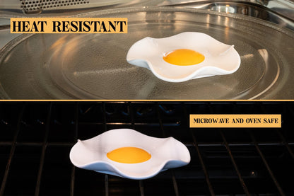 Fried Egg Ceramic Spoon Rest for stove top and kitchen counter | Large and Dishwasher-Safe Sponge holder | Home & kitchen decor | Kitchen Gifts for women | House warming gifts new home