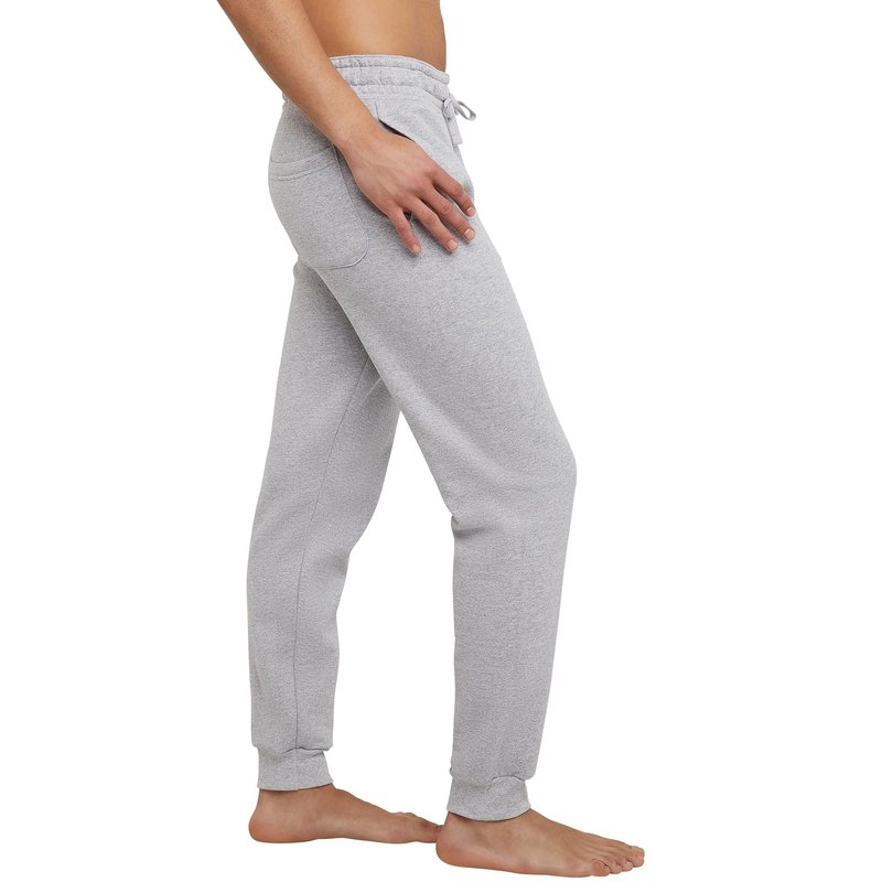 Hanes Men's Jogger Sweatpant with Pockets, Light Steel, Large