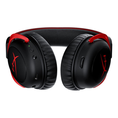 HyperX Cloud II Wireless - Gaming Headset for PC, PS5, PS4, Long Lasting Battery Up to 30 Hours, DTS Headphone:X Spatial Audio, Memory Foam, Detachable Noise Cancelling Microphone with Mic Monitoring