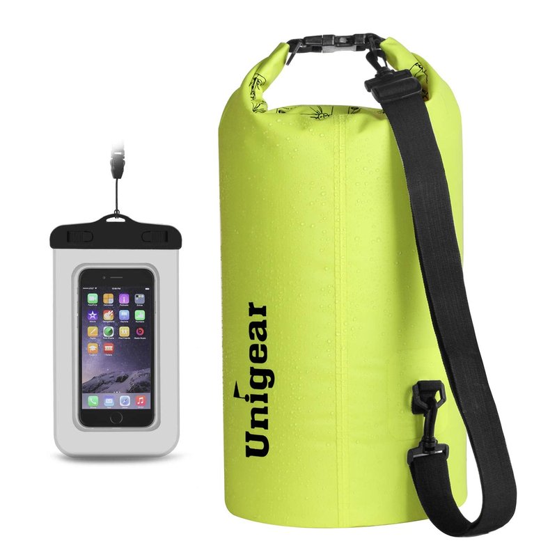 5L/10L/20L/30L/40L 600D Dry Bag Sack, Waterproof Floating Dry Gear Bags for Boating, Kayaking, Fishing, Rafting, Swimming, Camping and Snowboarding (Yellow, 30L)