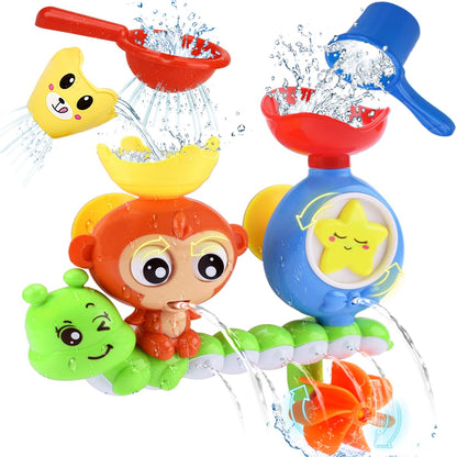 Bath Toys for Kids Ages 1-3 Toddler Bath Toys for Babies 1 2 3 Year Old Boys Girls Water Bathing Tub Toy for 12 18 Months Infant with Cups