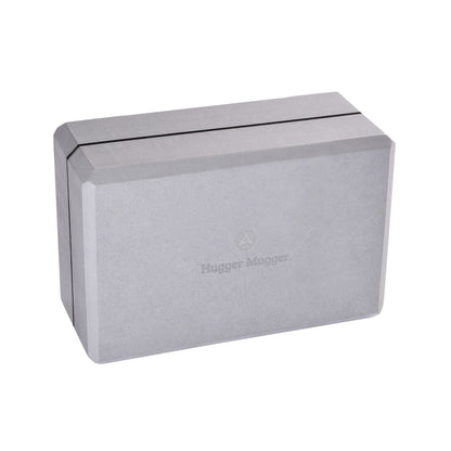 Hugger Mugger 4 in. Foam Yoga Block - Strong and Stable, Beveled Edges for Comfort, Most Favored Block Size, Helps with Alignment and Support in Many Poses