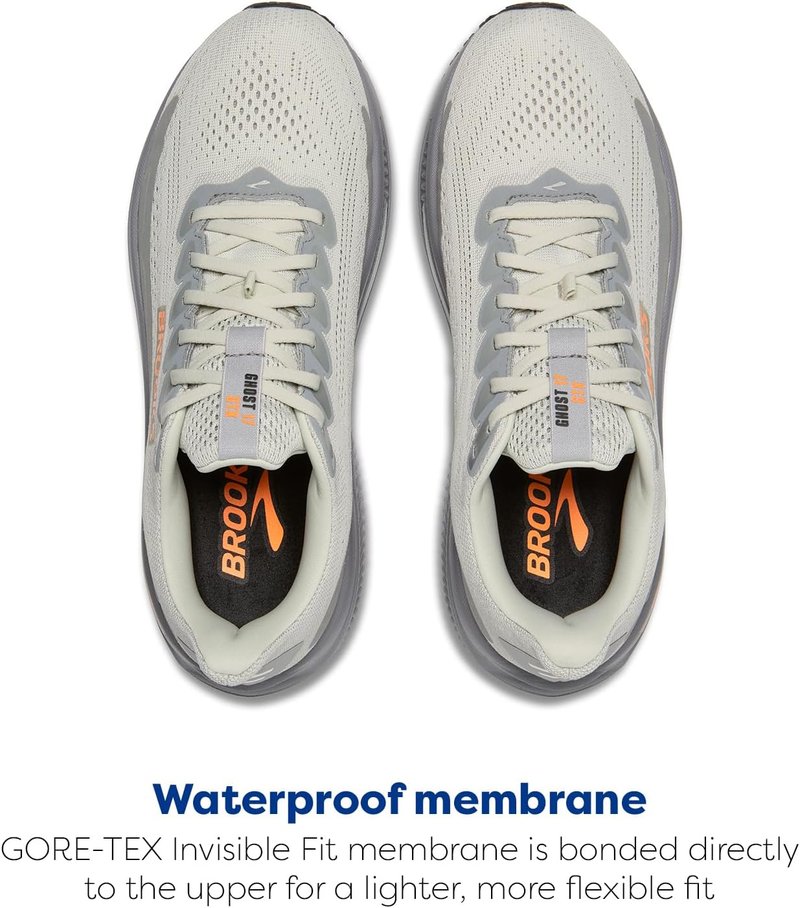 Brooks Men's Ghost 17 Running Shoes - Lightweight Comfort & Support | Size Options Available