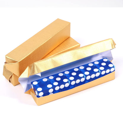 GSE Games & Sports Expert Casino Dice Game AAA Grade 19mm Pro Vegas Style Craps Dice Set of 5 with Razor Sharp Edges & Matching Serialized Numbers for RPG, Dice Stacking, Yahtzee Dice Games