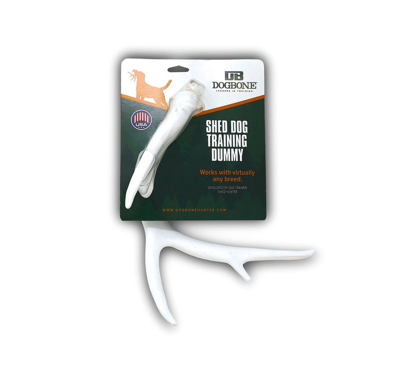 DogBone Shed Dog Training Dummy (White) | Dog Training Kit | Hunting Dog Accessories | Dog Training Tools | Dog Scent Training Kit | Scent Training for Dogs | Hunting Dog Toys