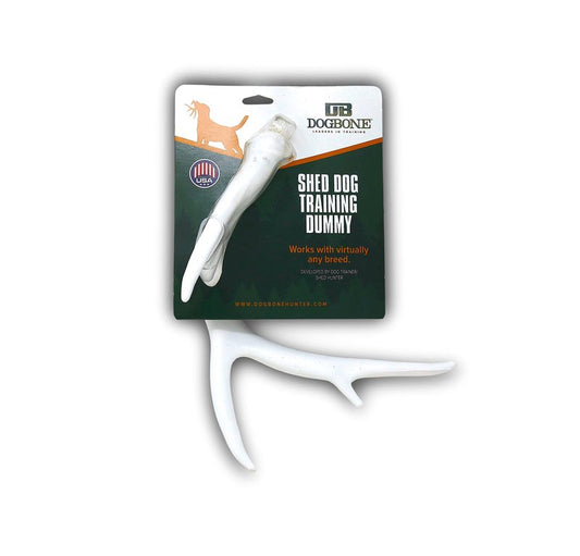 DogBone Shed Dog Training Dummy (White) | Dog Training Kit | Hunting Dog Accessories | Dog Training Tools | Dog Scent Training Kit | Scent Training for Dogs | Hunting Dog Toys
