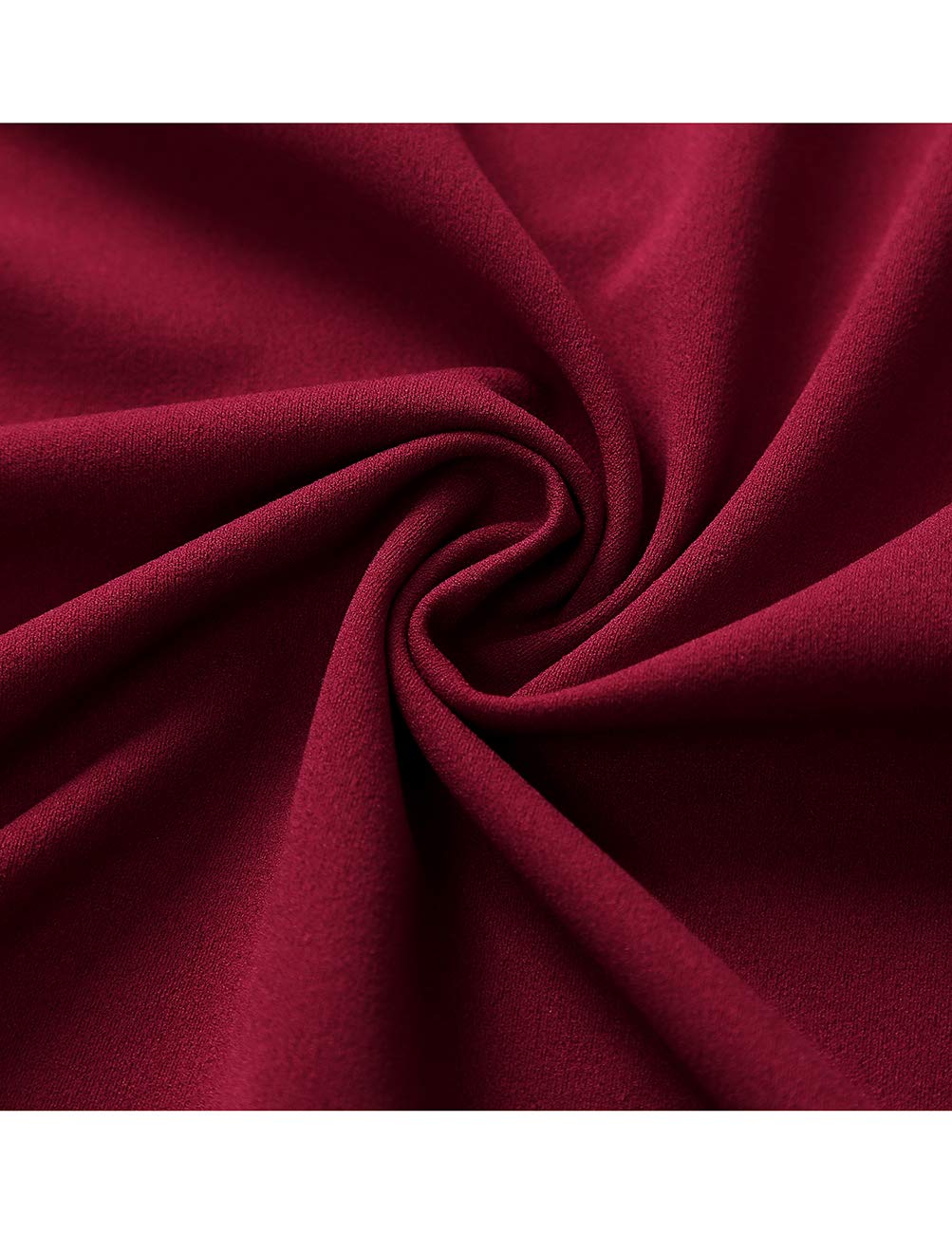 DRESSTELLS Red Christmas Holiday Party Cocktail Dresses for Women Wedding Guest Mother Bride Formal 1950s Aline Midi Evening Gown Burgundy XL