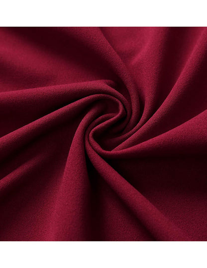 DRESSTELLS Red Christmas Holiday Party Cocktail Dresses for Women Wedding Guest Mother Bride Formal 1950s Aline Midi Evening Gown Burgundy XL