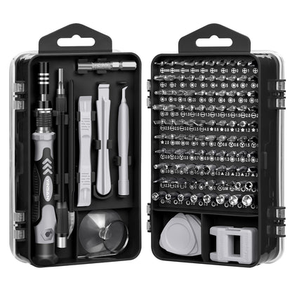 YINSAN 120-in-1 Magnetic Precision Screwdriver Set, Small Electronics Repair Tool Kit for iPhone, Laptop, PS5, Xbox, Nintendo Switch, MacBook, Tablets, Glasses & Doorbell