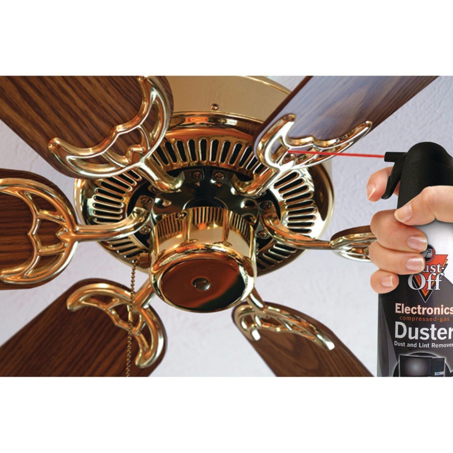 Dust-Off Compressed Gas Dusters, 10 Oz, Pack Of 2