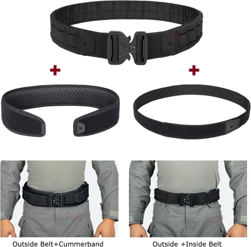 Tactical Battle Belt - Quick-Release Rigger for Men | Durable Anti-Slip Nylon Design