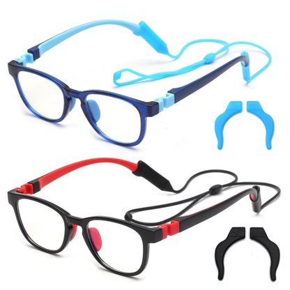 JM Kids Blue Light Glasses, Computer Gaming Grasses for Girls Boys Age 3-10, Anti Blue Ray TR90 Eyeglasses
