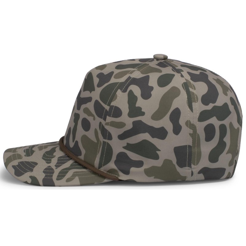 Pacific Headwear Duck Camo 5-Panel Trucker Cap, Coastland, OS