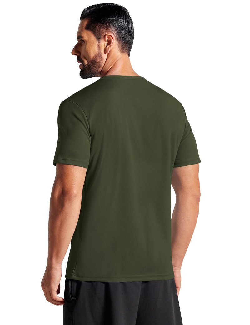 COOFANDY Men's Workout T-Shirts 3 Pack Quick Dry Moisture Wicking Athletic Shirts Crew Neck T Shirts