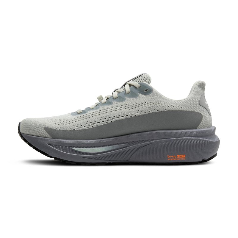 Brooks Men’s Ghost 17 GTX Waterproof Supportive Running & Walking Shoe - Smoke/Primer Grey/Orange - 11.5 Medium