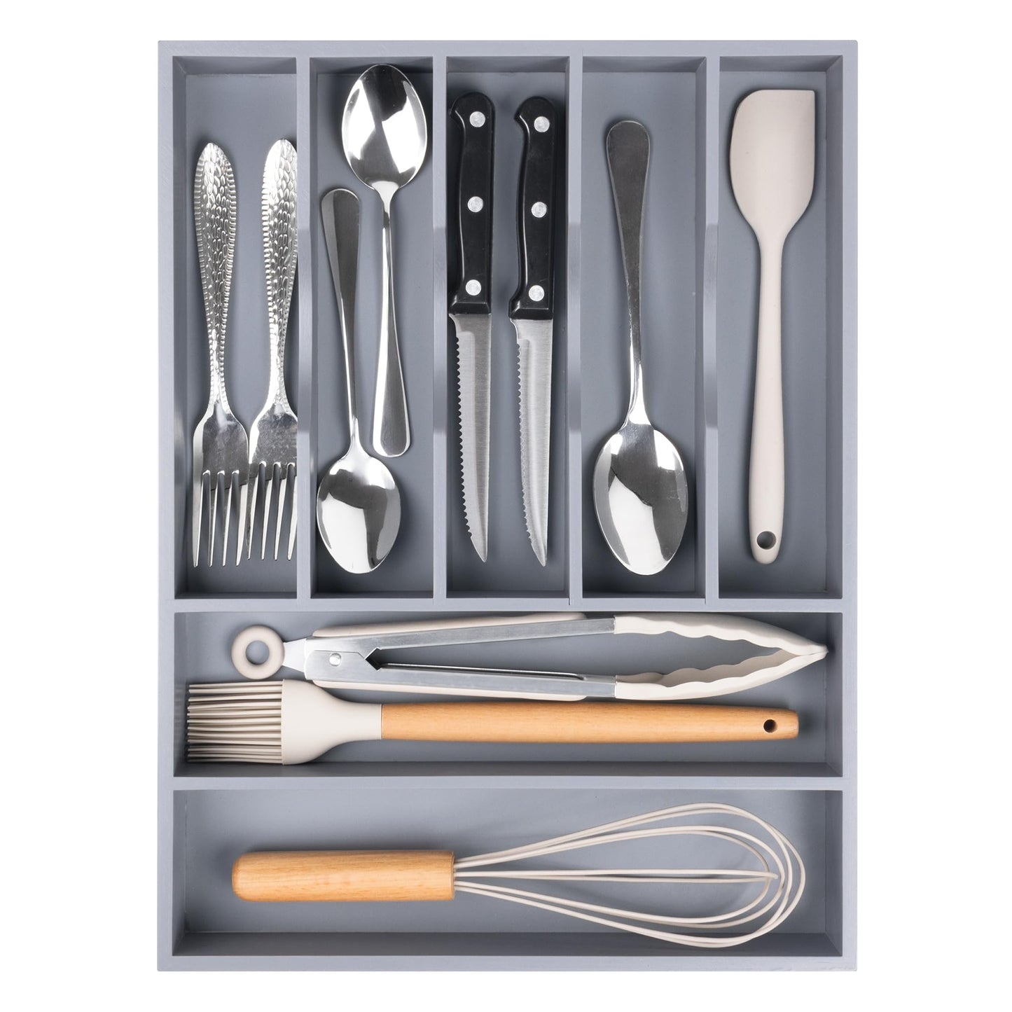 Kitchen Silverware Drawer Organizer and Storage Cabinet Utensil Rack Bathroom Counter Vanity Extra Large Big Cooking Drawer Organizers Countertop Pantry Storage Cabinet Best Kitchen Must Haves 2025