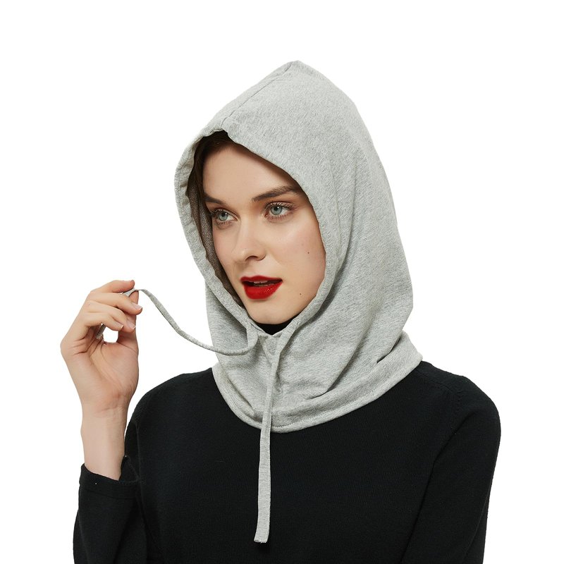 NIULAFR Faraday Protection Hat, RF Shielding Hat for WiFi Protection, Covering Neck, Head, Gray