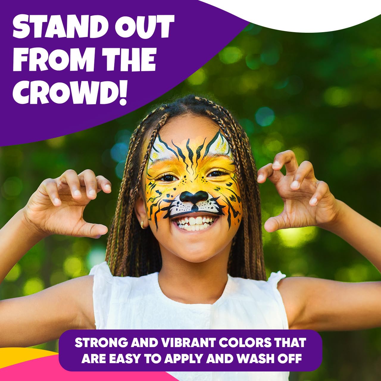 Blue Squid Face Paint Crayons - 12 Vibrant Colors Twistable & Washable Face Paint Sticks - Face Painting Kit for Kids Party, Halloween, Belly Painting Kit Pregnancy, Makeup Body Paints for Adults