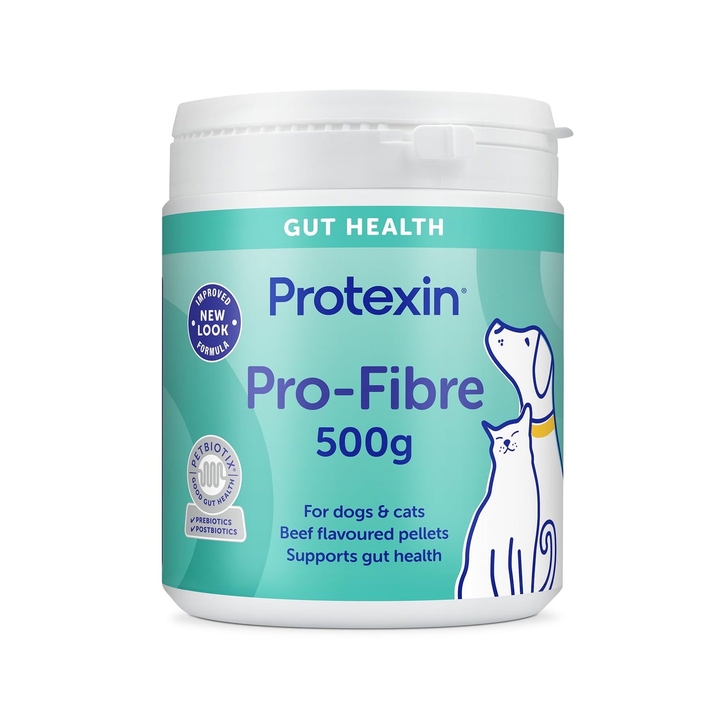 Protexin Veterinary Pro-Fibre for Dogs and Cats, 500g, Green brown, VE-017
