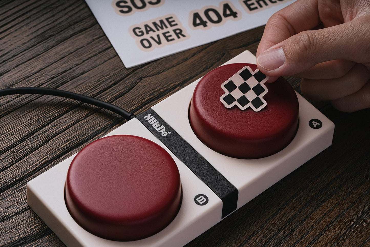 8Bitdo Retro Mechanical Keyboard, Bluetooth/2.4G/USB-C Hot Swappable Gaming Keyboard with 87 Keys, Dual Super Programmable Buttons for Windows and Android - N Edition