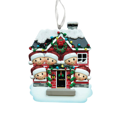 2025 Family Christmas Ornament – Personalized Ornament for Families – Custom Family Ornament – Holiday Tree Decoration Keepsake Gift (Family of 5)