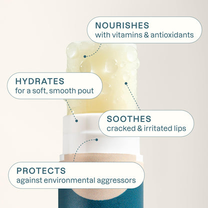 Cliganic Organic Lip Balm Set (6 Flavors) - 100% Natural Hydrating, Moisturizing for Dry Cracked Lips, for Men & Women