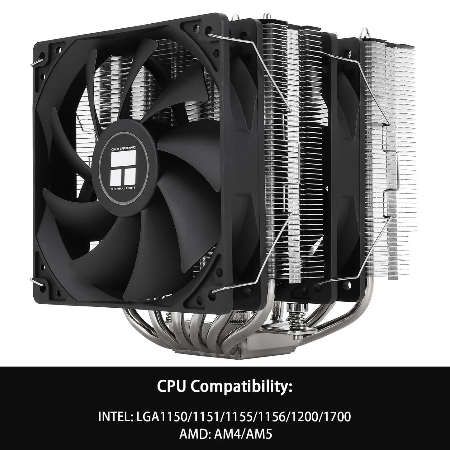 Thermalright Peerless Assassin 120 SE CPU Air Cooler,PA120 SE,6 Heat Pipes Cpu cooler,Dual 120mm TL-C12C PWM Fan,Aluminium Heatsink Cover,AGHP Technology,for AMD AM4/AM5 Intel 1851/1700/1150/1200