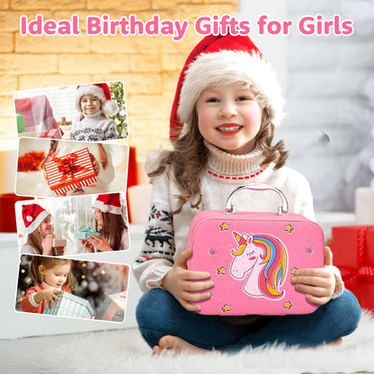 Flybay Kids Makeup Sets for Girls, Children’s Washable Makeup Kit Girl Toys, Pretend Play Girls Make Up Set with Realistic Tools Christmas Birthday Gifts for Girl Ages 4-9