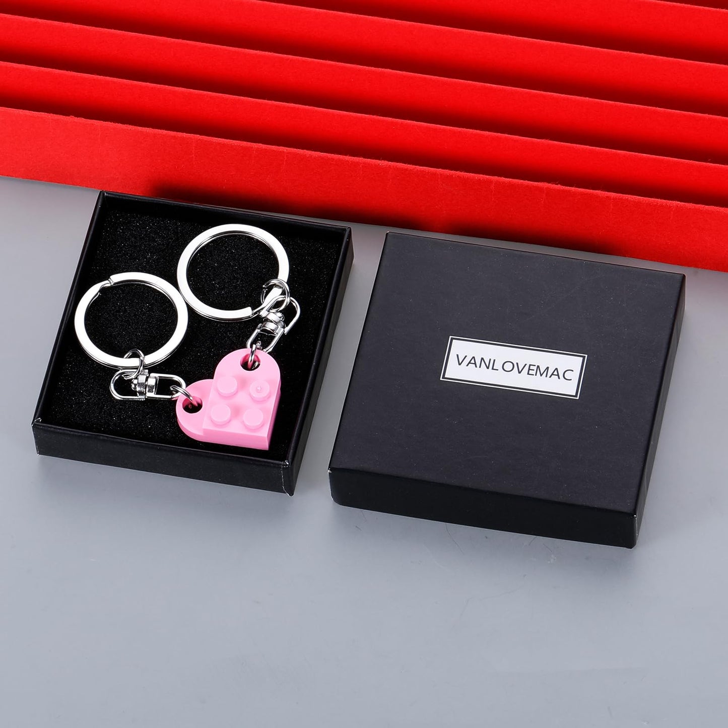 VANLOVEMAC Couples Matching Stuff Gifts for Boyfriend Girlfriend Valentines Day Gifts for Her Him Couples Gift Christmas