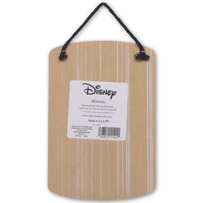 Disney Winnie the Pooh and Piglet Boo Halloween Hanging Wood Wall Decor - Cute Winnie the Pooh Halloween Decoration for Home