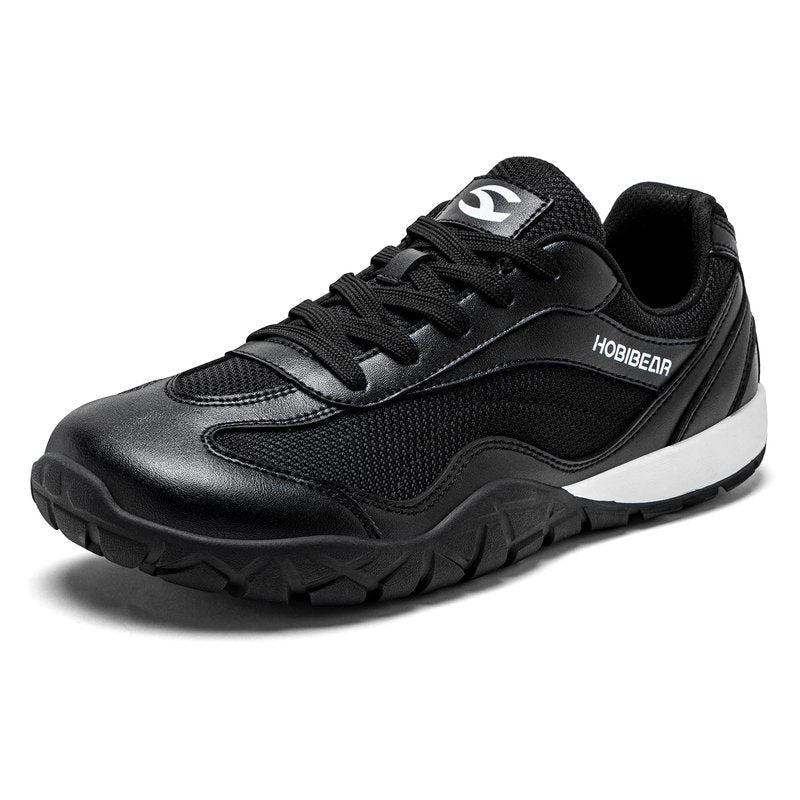 HOBIBEAR Fashion Minimalist Barefoot Shoes for Women Wide Toe Box & Zero Drop Sole | Lightweight Sneakers for Workouts & Walking Black