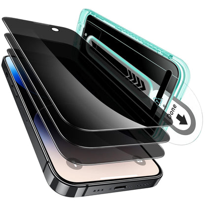 ESR 3 Pack for iPhone 16 Pro Max Screen Protector, [9H Hardness] [Military Grade Shatterproof] Tempered Glass Film with Flawless Fit Tray, HD Clear, Scratch Resistant