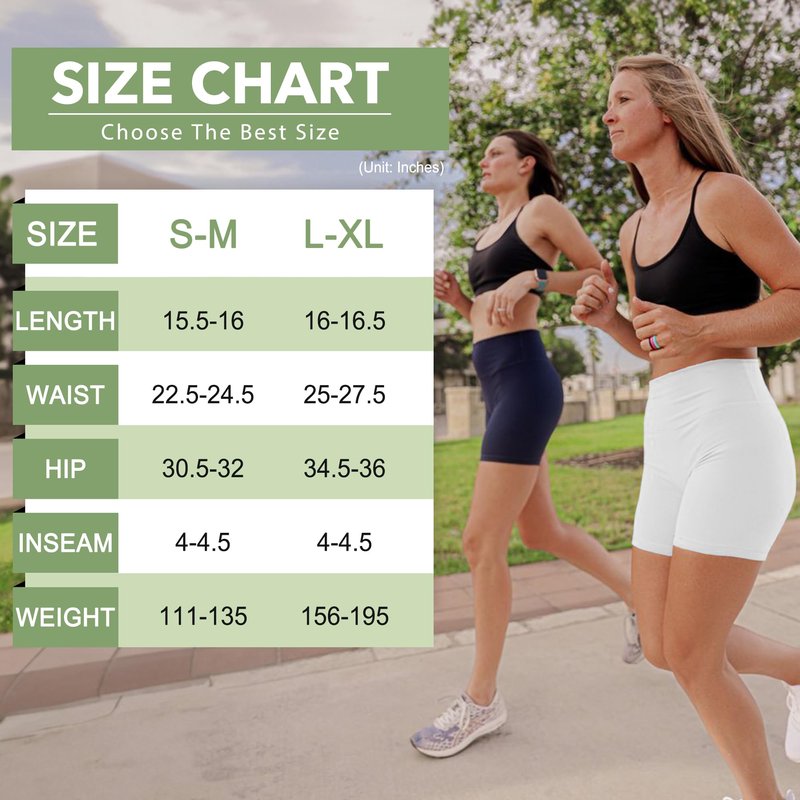 High Waisted Workout Biker Shorts for Women-5" Tummy Control Athletic Running Gym Yoga Spandex Shorts