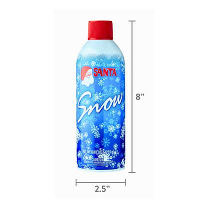 Santa Snow Spray 2 Pack Aerosol Cans 9oz Cans